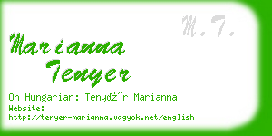 marianna tenyer business card